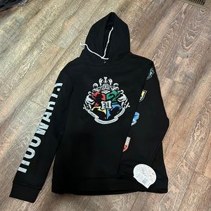 Harry Potter mens black Hooded sweatshirt size XL